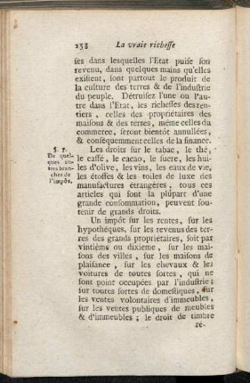 §. 7. De quelques autres branches de l´imôt.