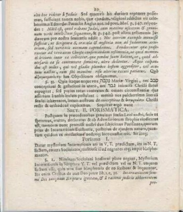 Porisma I.