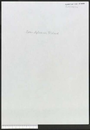 Brief (Verfasser: Beer-Hofmann, Richard; Adressat: Perutz, Leo)