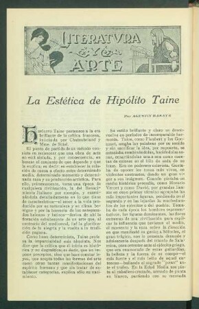 Literatura y Arte
