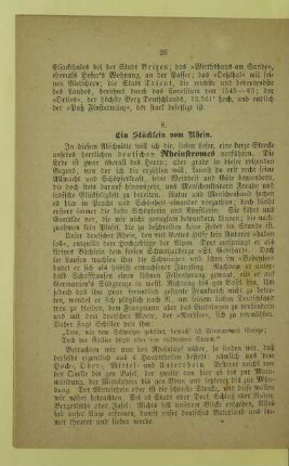 8. Ein Stücklein vom Rhein