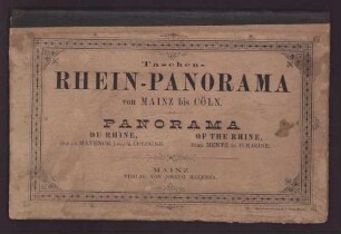 Taschen-Rhein-Panorama von Mainz bis Cöln