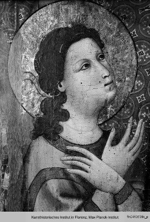Maestà mit den heiligen Paulus und Petrus Coelestin von