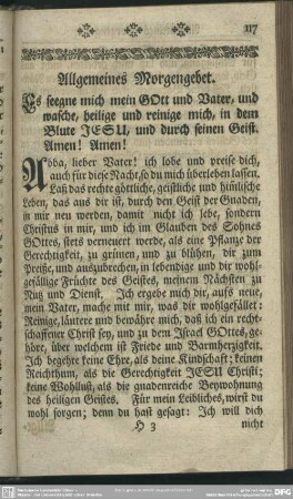 [Tägliche Morgen- und Abendgebete und Lieder]