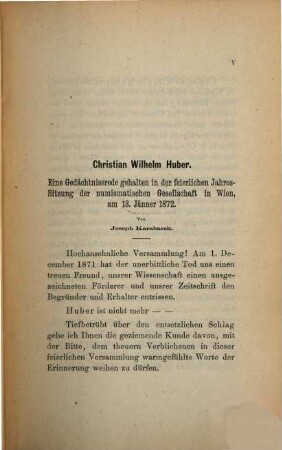 Numismatische Zeitschrift. 3. 1871 (1872)