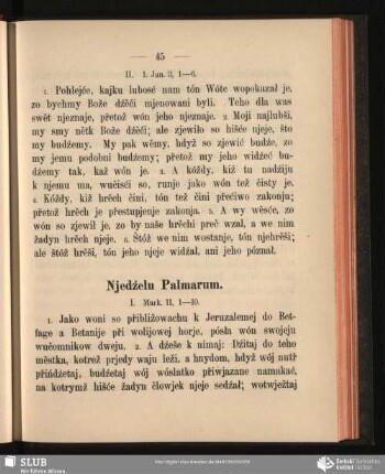 Njedźelu Palamarum