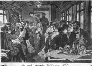 Der erste deutsche Speisewagen von 1881