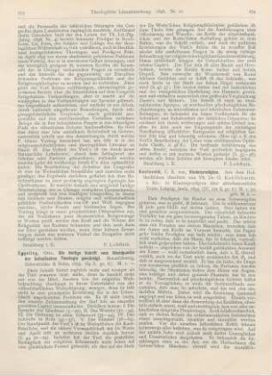 273-274 [Rezension] Eggeling, Otto, Die heilige Schrift vom Standpunkte der ästhetischen Theologie gewürdigt