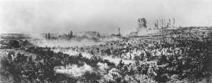 Großer französischer Kavallerieangriff in der Schlacht bei Sedan 1870