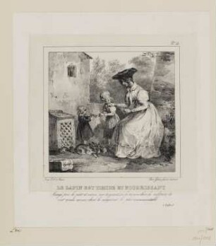 Hase, Blatt 15 der Folge "Lithographisches Album"