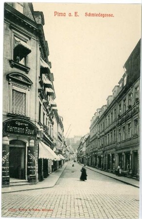 Pirna. Schmiedegasse