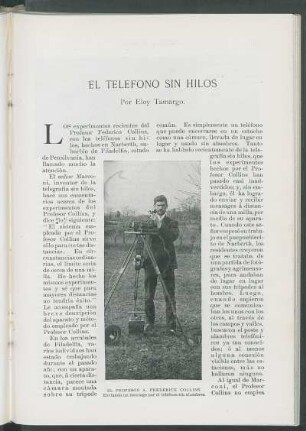 El teléfono sin hilos.