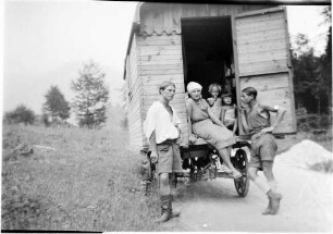 Dolomiten: "Zigeuner" mit Wagen