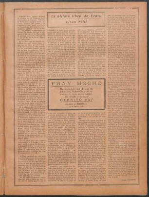 El último libro de Francisco Nitti