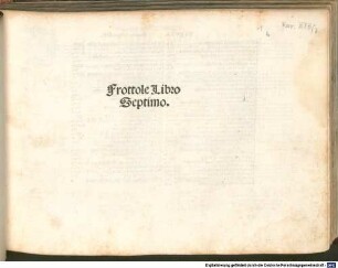 Frottole Libro .... 7. - (6.6.1507)