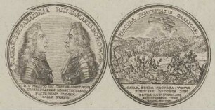 Bildnis von Eugenius de Sabaudiae und Iohann de Marleborow