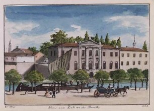 'Haus von Dolo an der Brenta' Aquarell