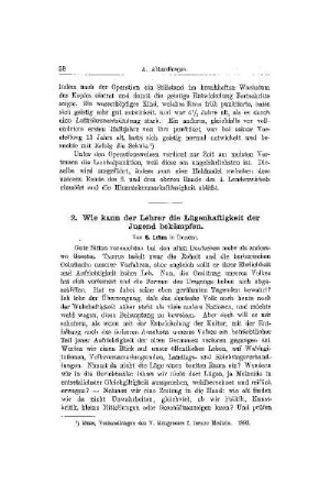 Wie kann der Lehrer die Lügenhaftigkeit der Jugend bekämpfen