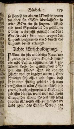 Achte Entschuldigung. - Achtzehende Entschuldigung.