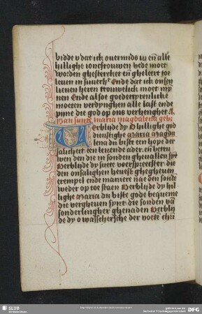 293v-294v: Gebete zu weiblichen Heiligen