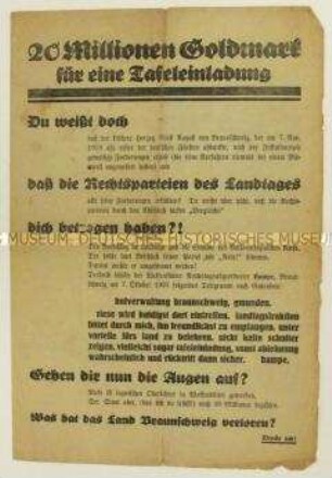Sonderdruck zum Volksentscheid über die Fürstenenteignung