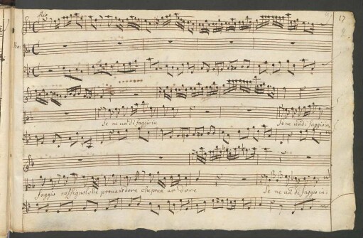 Fuori di sua capanna. Auszüge; A, vl, b; F-Dur