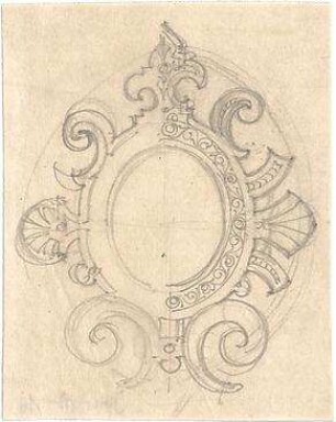 Gmelin, Leopold; Sammlung Gmelin: Handzeichnungen - Folio 8 - Ätzung (Ansicht)