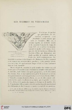 4. Pér. 6.1911: Les marbres de Versailles