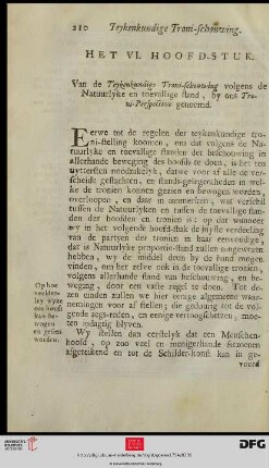 Het VI. Hoofdstuk