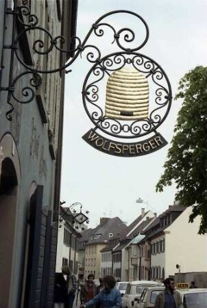 Freiburg i. Br.: Aushängeschild "Wolfsperger"