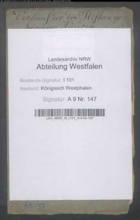 Verkauf des Sekretariatshauses des Domkapitels Minden