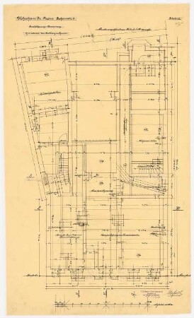 Wohnhaus Arons, Berlin: Grundriss UG 1.50