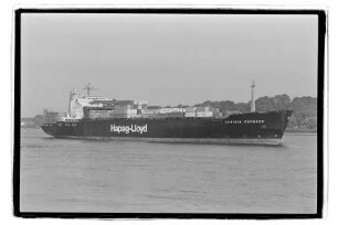 Caribia Express (1976), Containerschiff, Hamburg-Amerikanische Packetfahrt-Actien-Gesellschaft, Hamburg, Bau-Nr. b463/01