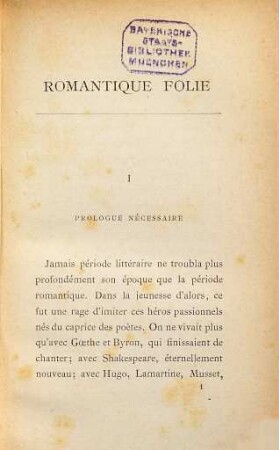 Romantique folie : Carabas