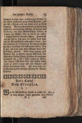 Das 5. Capitel. Vom Pfropfen