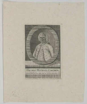 Bildnis des Georg Michael Gruber