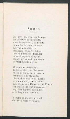 Rumbo