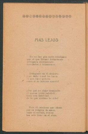 Más lejos