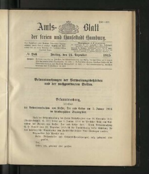 No. 286, 24. Dezember 1915