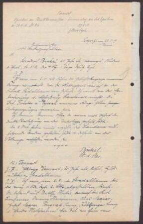 Vernehmung des Zeugen Friedrich Bickel, Leutnant bei der 4. Kompanie des 1. bayrischen Schützenregiments, über die Erschießung Landauers