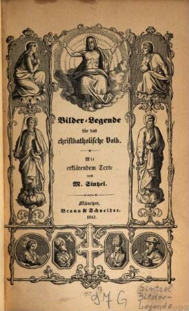 Bilder-Legende für das christkatholische Volk