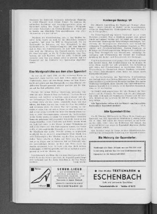 Eine Mordgeschichte aus dem alten Eppendorf