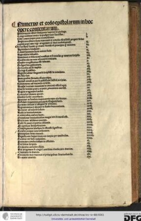 Epistolae familiares.