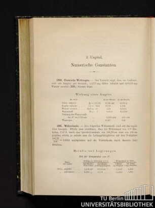 2. Capitel. Numerische Constanten.