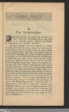 Das Kirchenwesen
