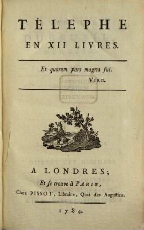 Télephe : en XII livres