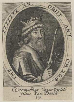 Bildnis des Vermundus, König von Dänemark