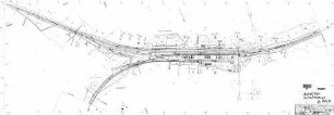Waldenburg (Württ): Empfangsgebäude Verwaltungsgebäude Lageplan,Entwässerung (Bf's-Plan)