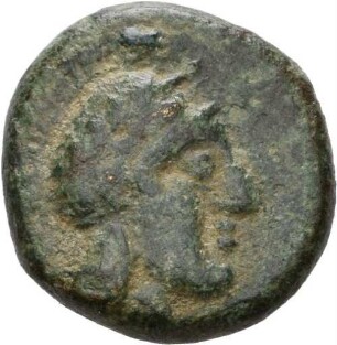 Bronzemünze aus Thurioi (Lukanien) mit Darstellung der Athena