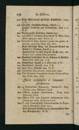178-197, Juris ecclesiastici et Canonici scriptores.